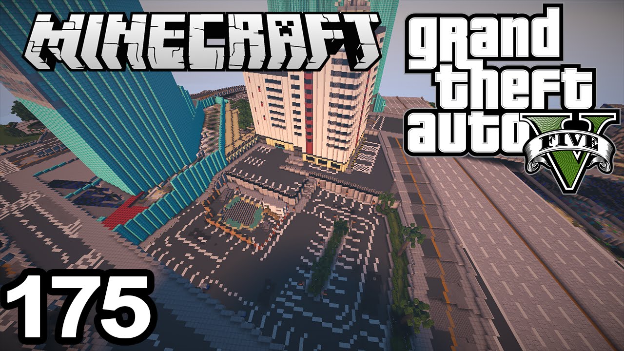 Recrean el mapa de Grand Theft Auto V en Minecraft