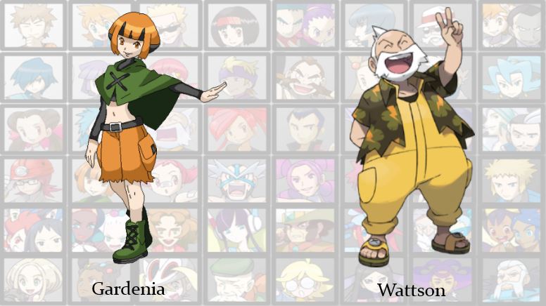 gardenia-wattson-lideres-gimnasio-pokemon