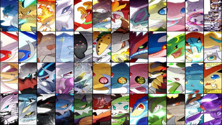 Pokémon legendarios desde la primera generación hasta la quinta