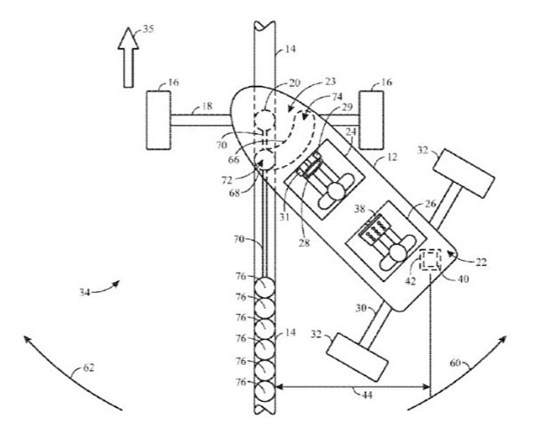 Plano de como serán los vehículos en atracción de Donkey Kong