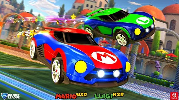 rocket league mario luigi