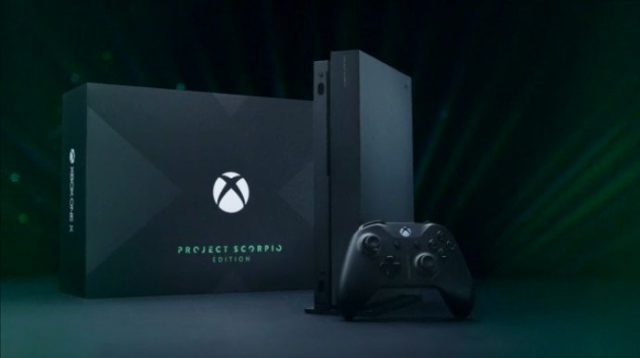 xbox one x project scorpio