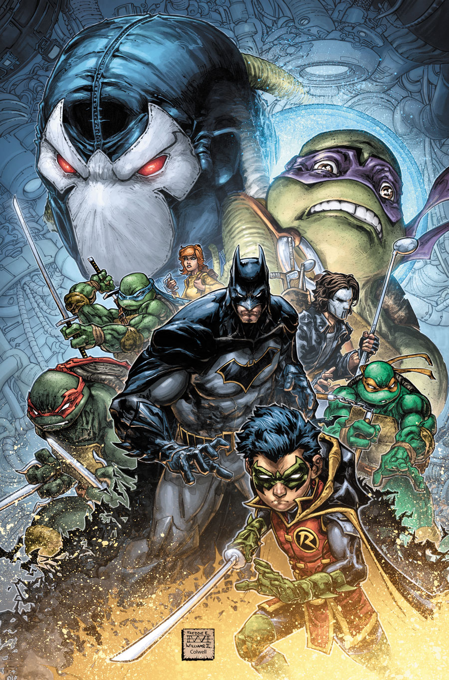 Batman Teenage Mutant Ninja Turtles 2 #1_Cv1 by Freddie Willams II and Jeremy Colwell