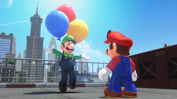 Super mario odyssey luigi