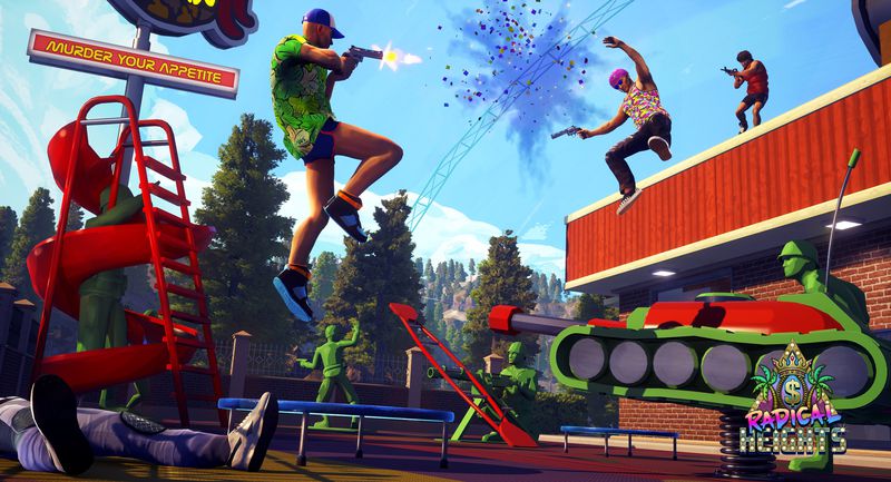 Radical Heights burger commando