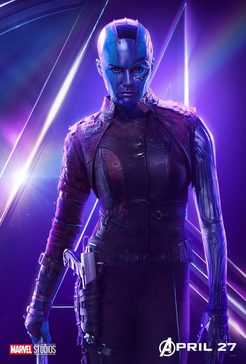 avengers infinity war poster nebula