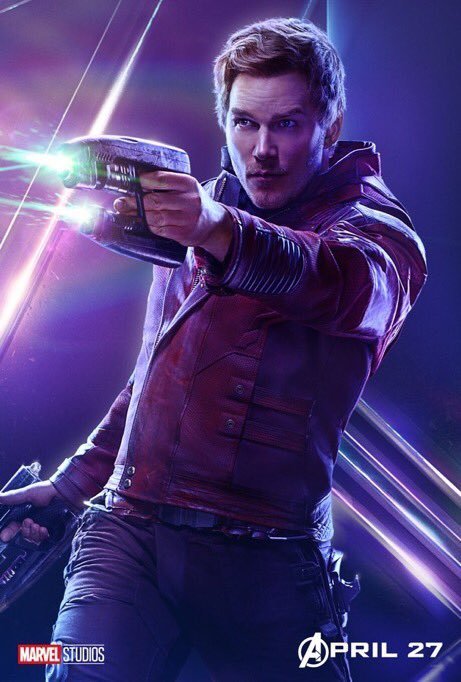 avengers infinity war poster star lord