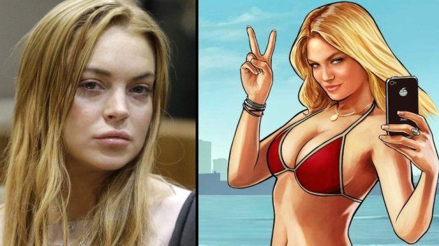 lindsay lohan grand theft auto v