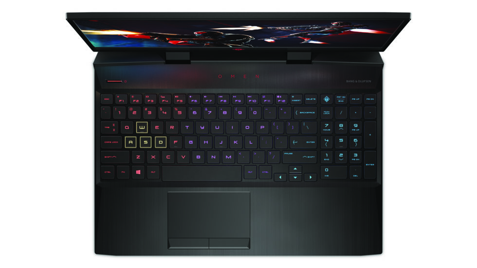 HP OMEN 15 Laptop Top Down