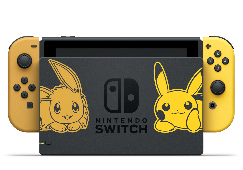 nintendo switch let’s go pokemon pikachu