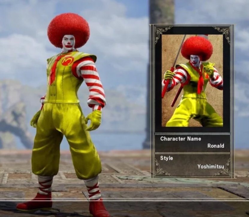 soul calibur 6 ronald mcdonalds