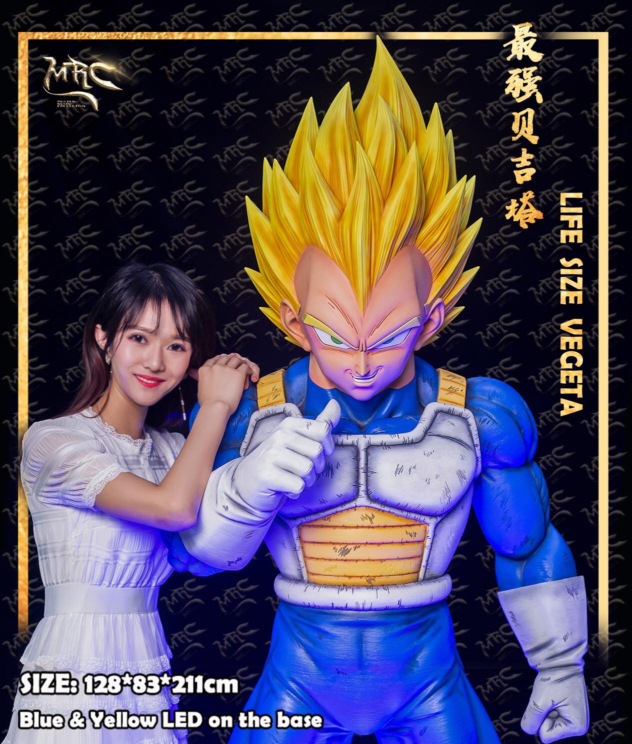 vegeta dragon ball statue 10