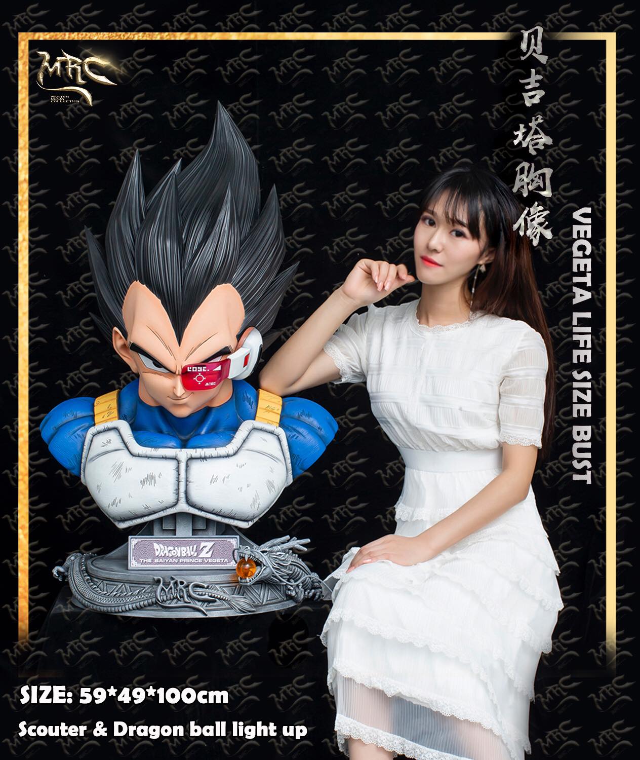 vegeta dragon ball statue 4