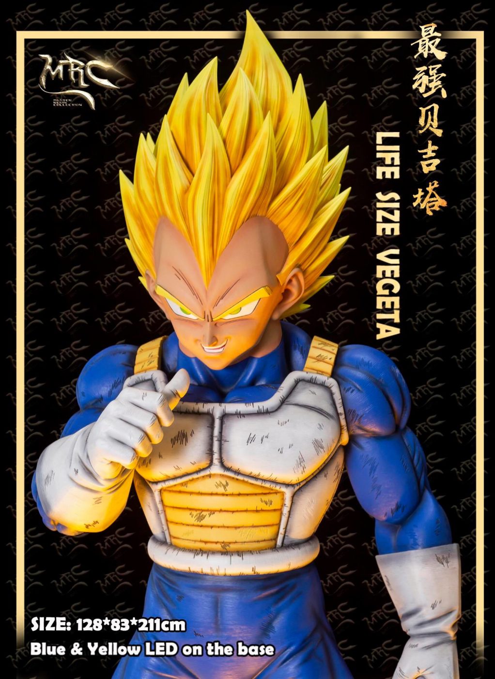 vegeta dragon ball statue 8